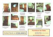 various lounge,  dining room and bedroom furniture