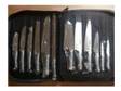 global genuine 12 pc knife set.in case. brand new , ....